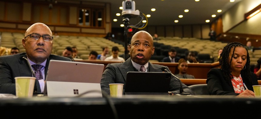 New York City Mayor Eric Adams traveled to Albany for “Tin Cup Day” in February and followed it up with several notable wins in the state budget.